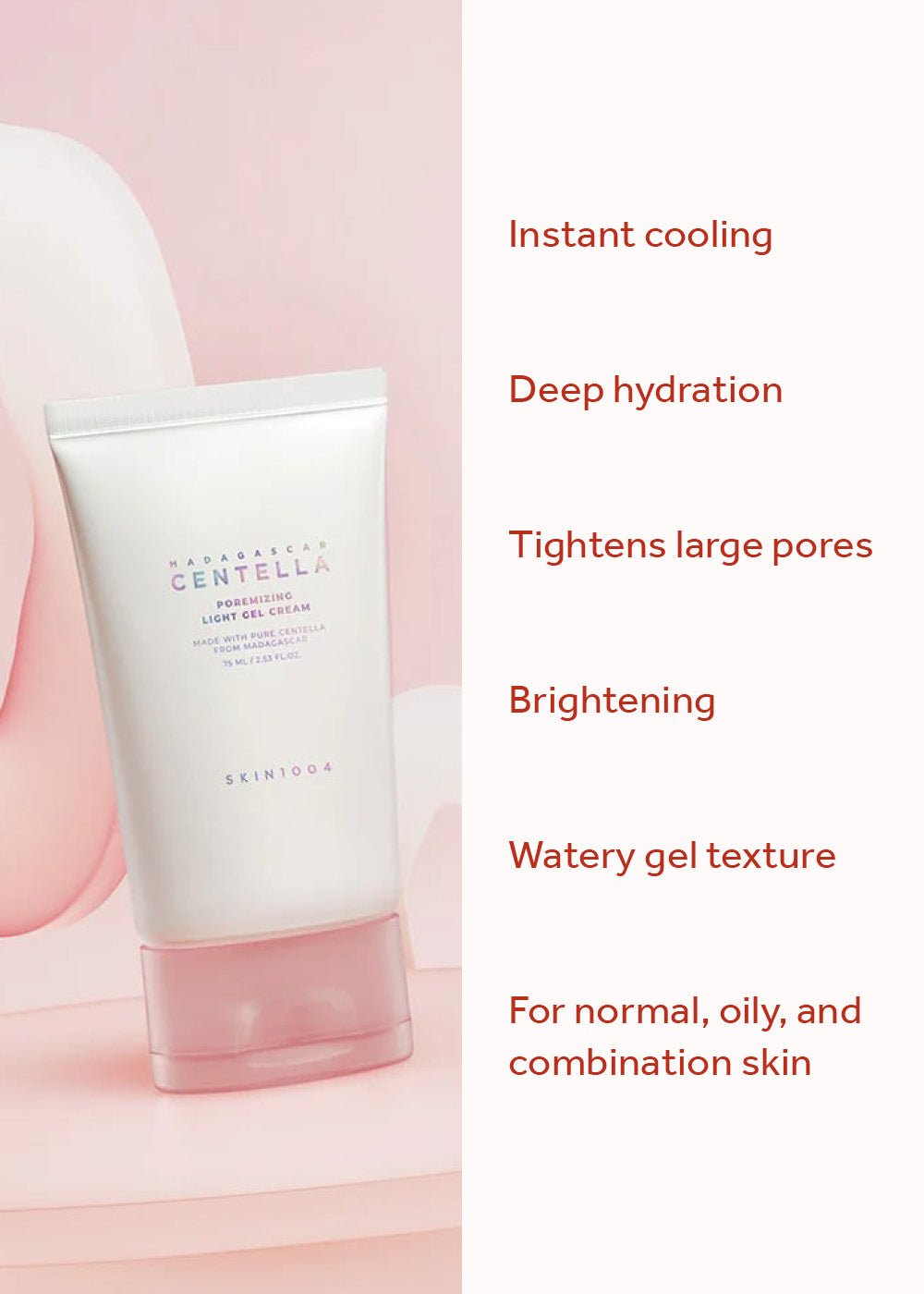 SKIN1004 Madagascar Centella Poremizing Light Gel Cream 75ml