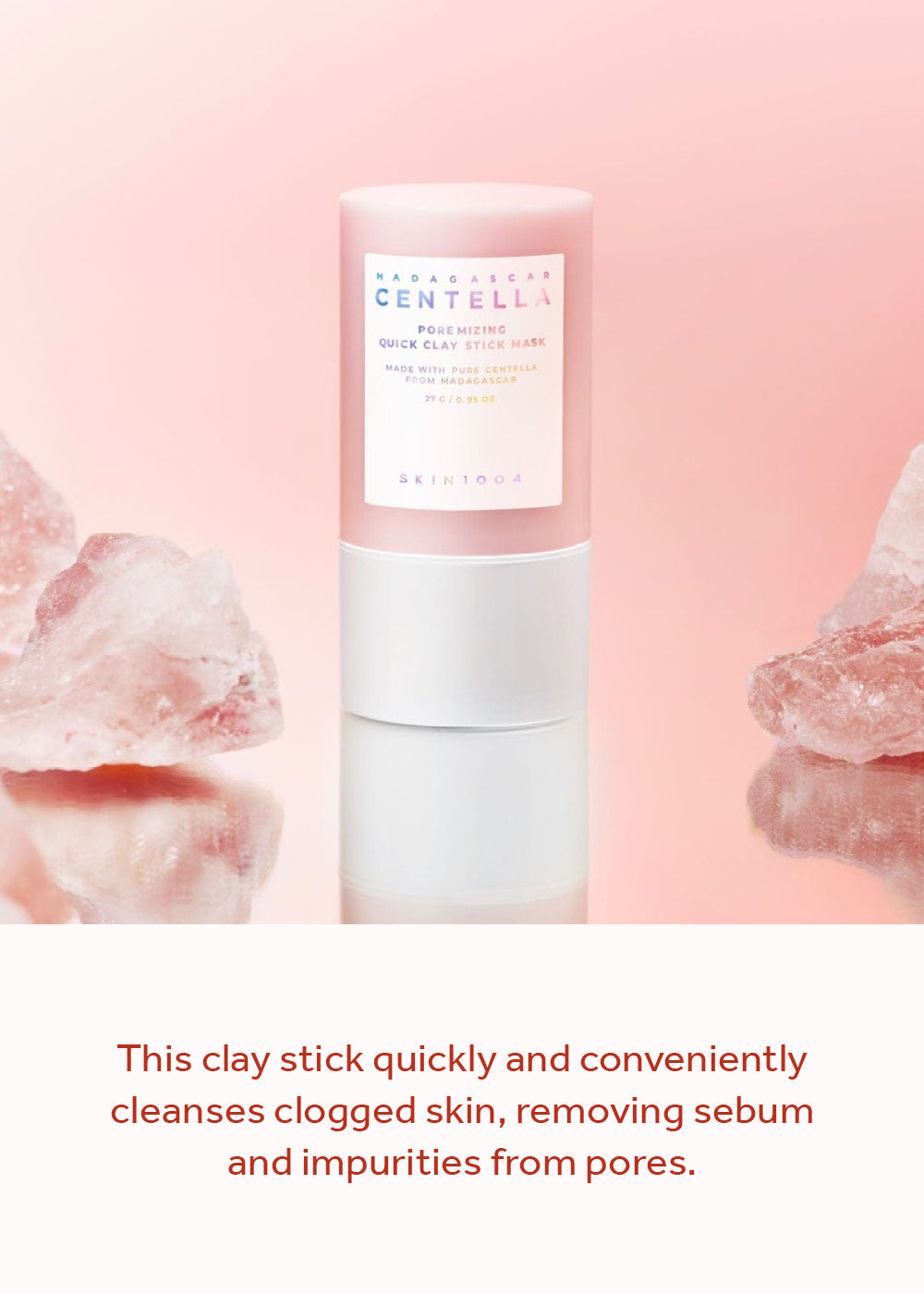 SKIN1004 Madagascar Centella Poremizing Quick Clay Stick Mask 27g