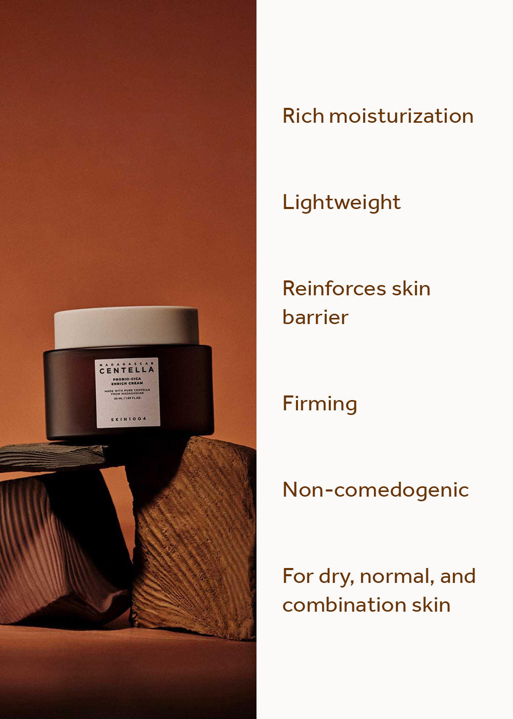 SKIN1004 Madagascar Centella Probio-Cica Enrich Cream 50ml