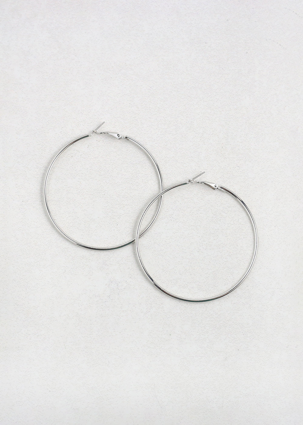 Classic Thin Hoop Earrings - 7mm