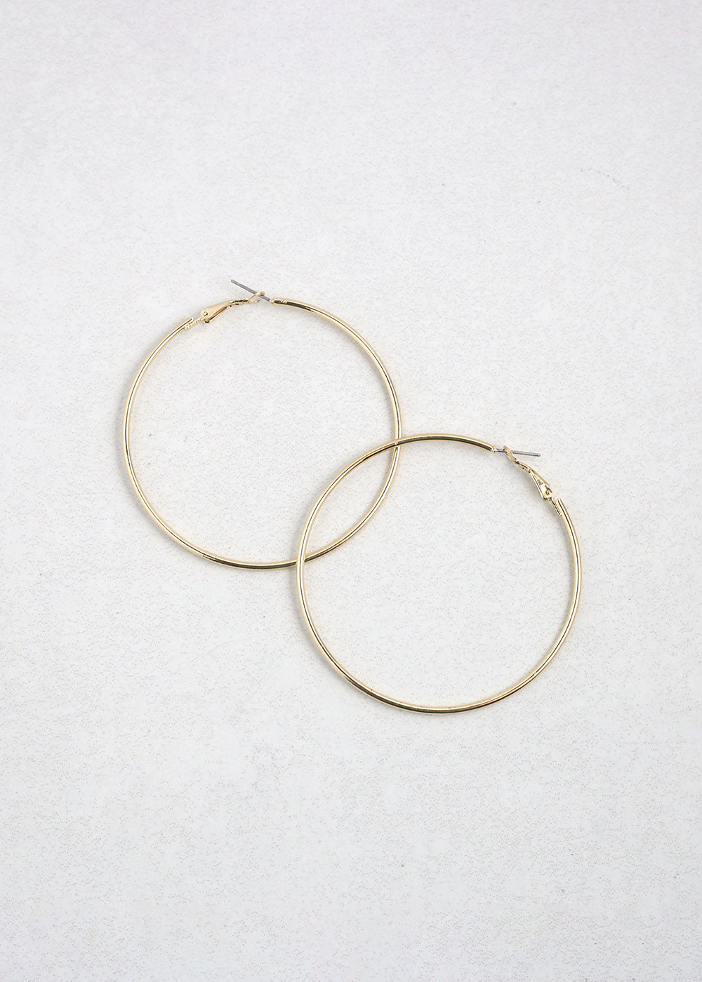 Classic Thin Hoop Earrings - 7mm