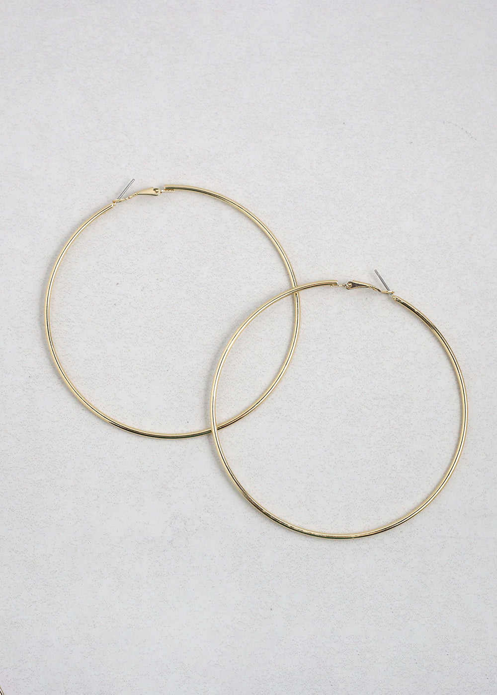 Classic Thin Hoop Earrings - 9mm
