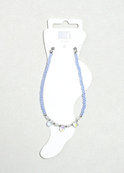 Crystal Breeze Beaded Anklet