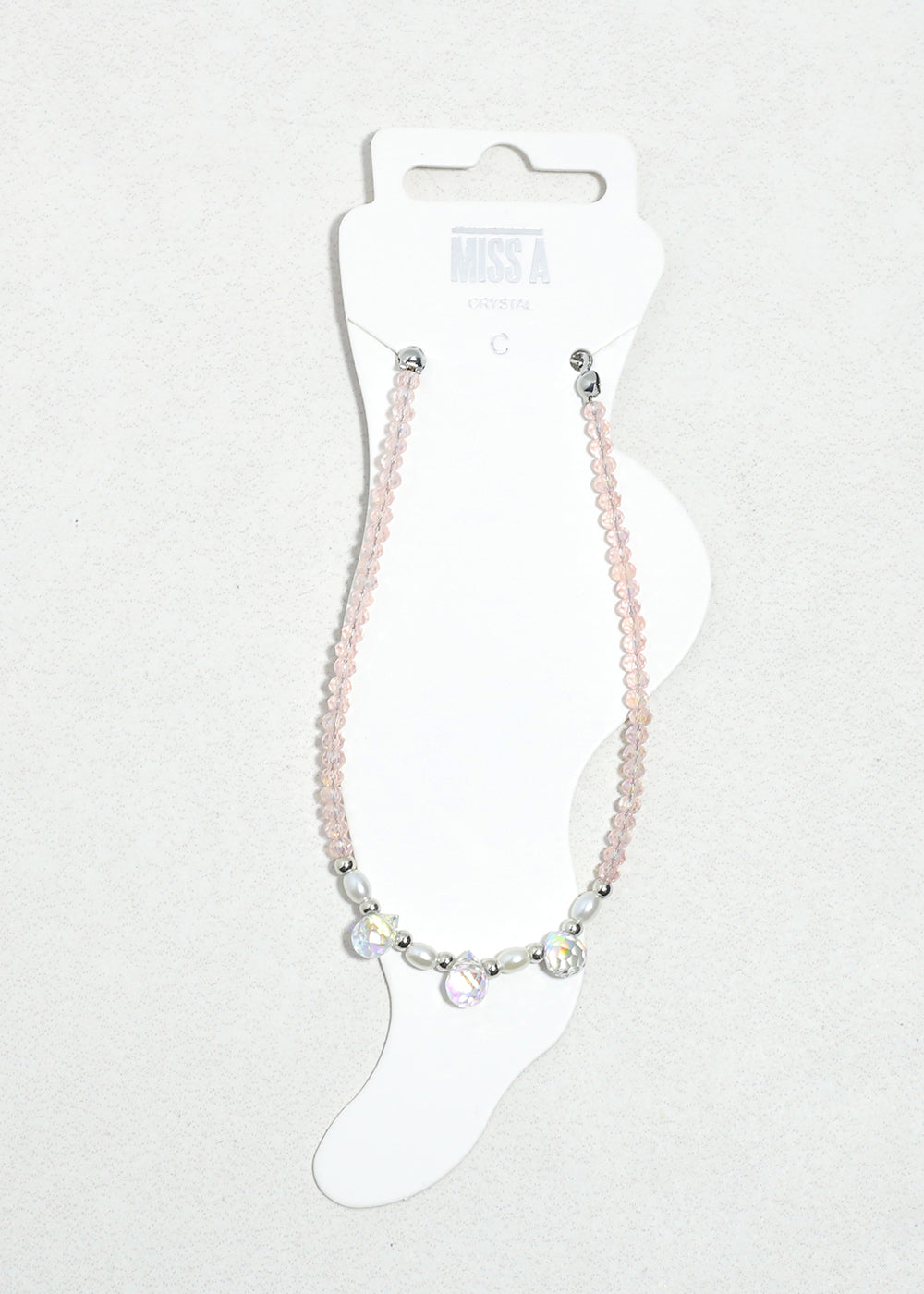 Crystal Breeze Beaded Anklet