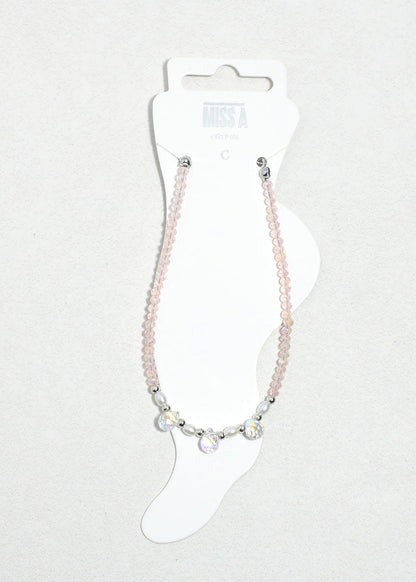 Crystal Breeze Beaded Anklet