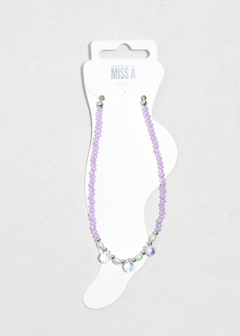 Crystal Breeze Beaded Anklet