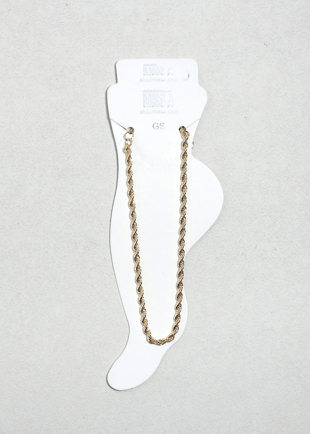 Classic Rope Chain Anklet