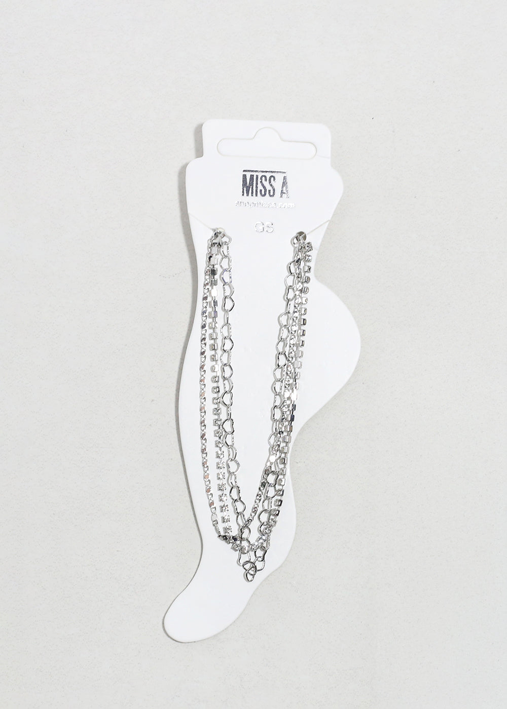Triple - Layered Chain Anklet