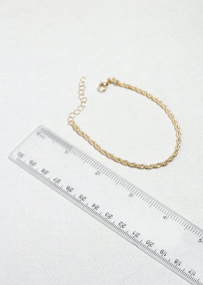 Classic Rope Chain Bracelet