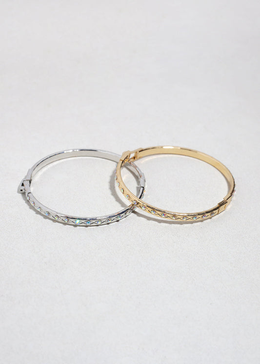 Luna Spark Rhinestone Bangle