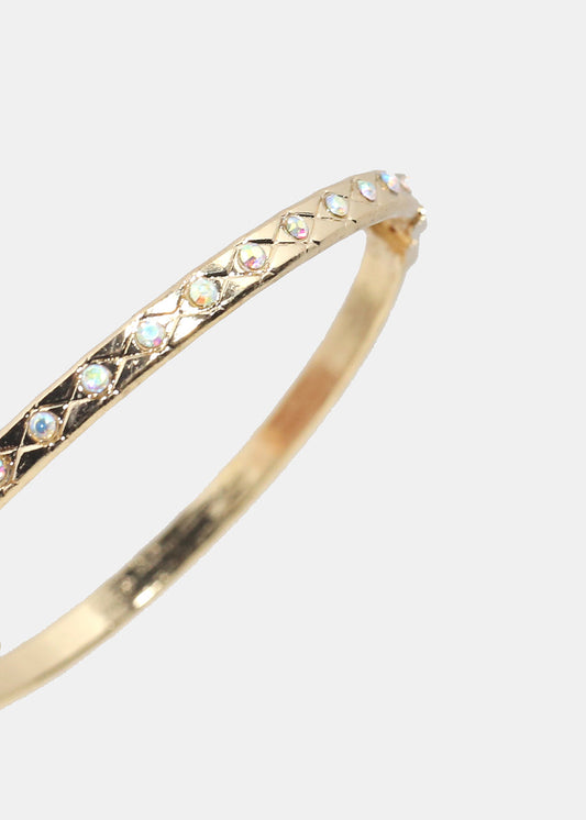 Luna Spark Rhinestone Bangle