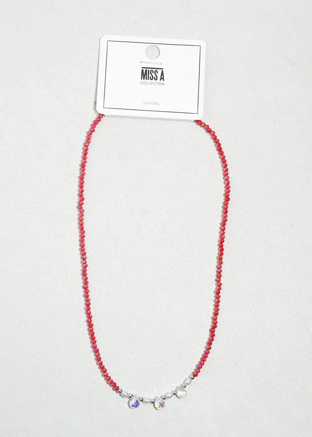 Crystal Glow Beaded Necklace