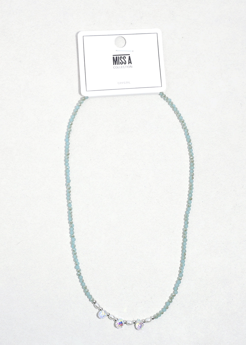 Crystal Glow Beaded Necklace