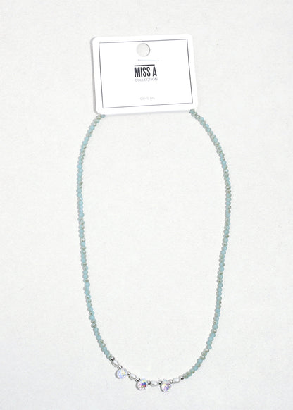 Crystal Glow Beaded Necklace