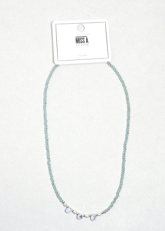Crystal Glow Beaded Necklace