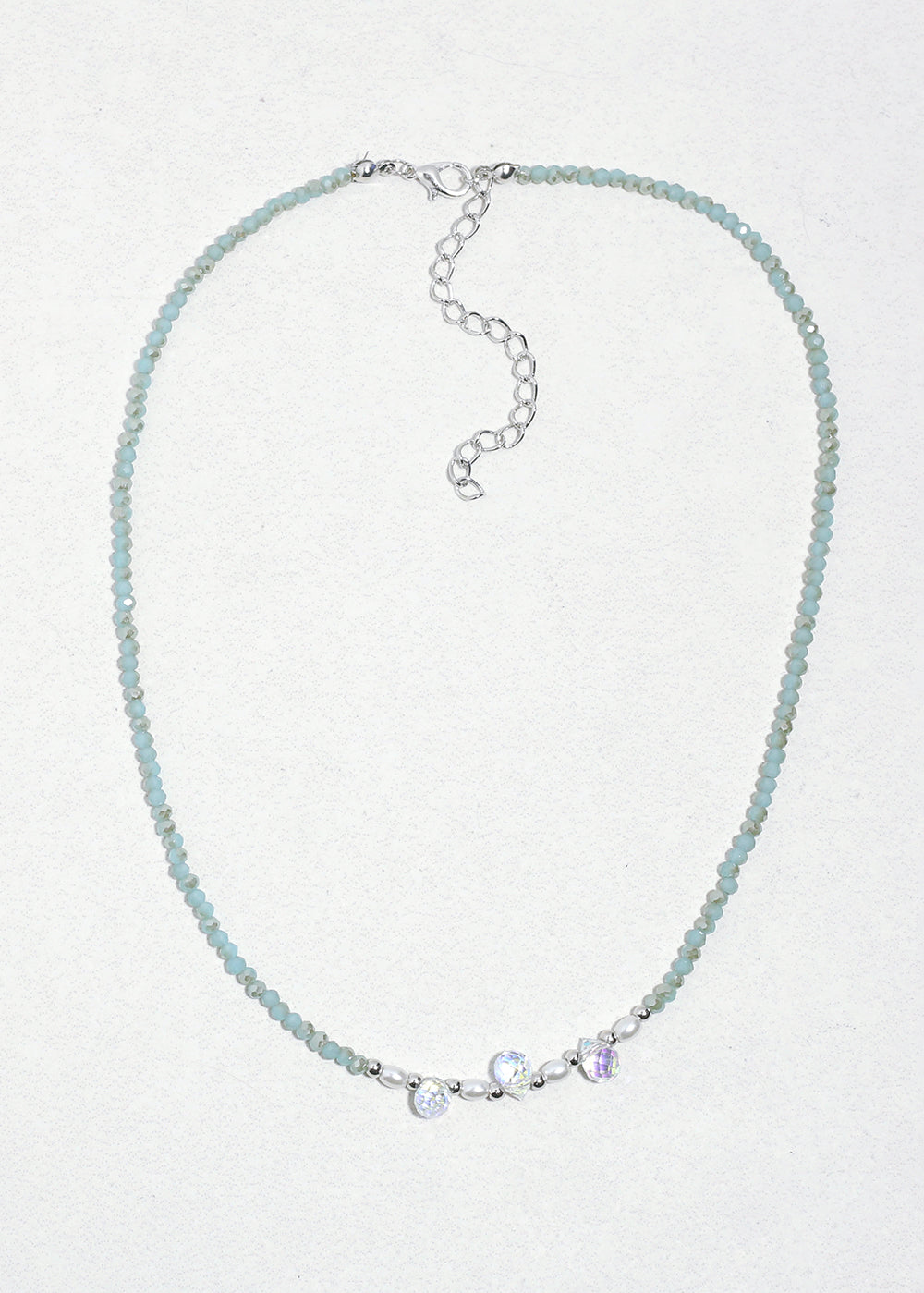 Crystal Glow Beaded Necklace