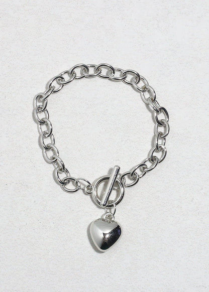 Heart Charm Bracelet