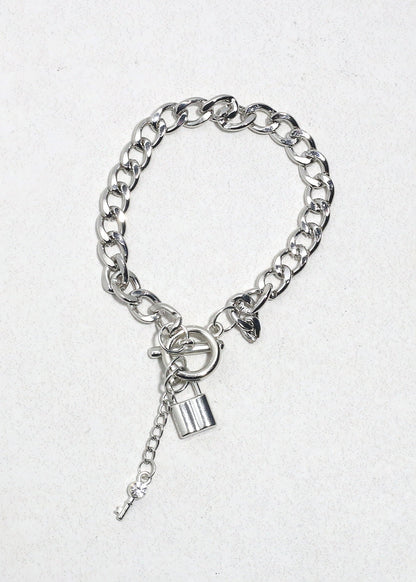 Lock & Link Charm Bracelet