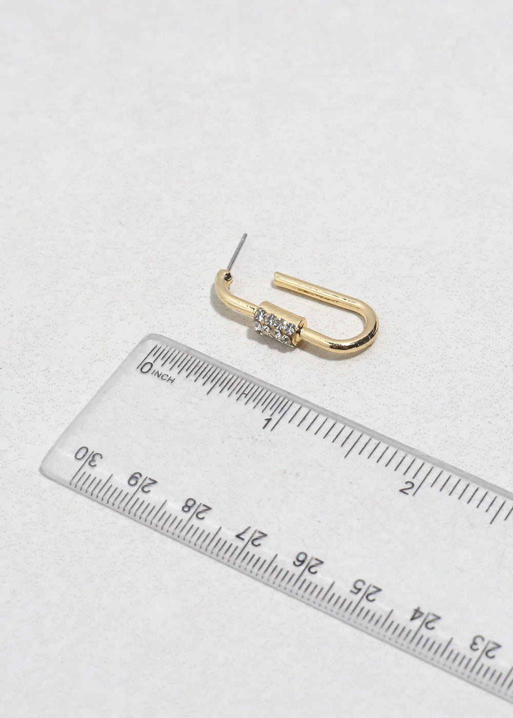 Dazzle Link Rhinestone Earrings