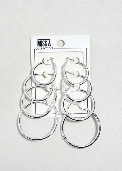 Iconic Hoop Earrings Set