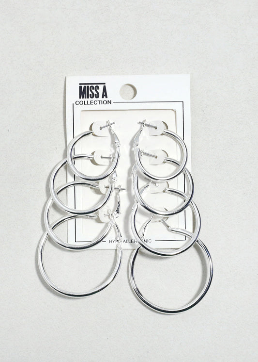 Iconic Hoop Earrings Set