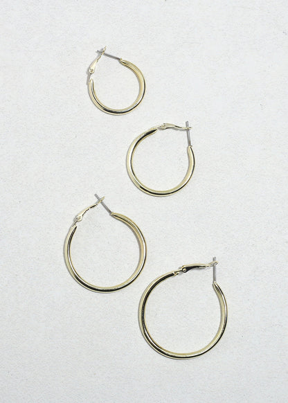 Iconic Hoop Earrings Set