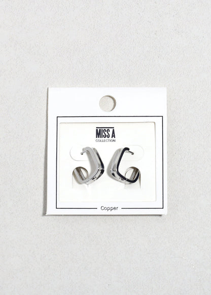 Contour Huggie Earrings