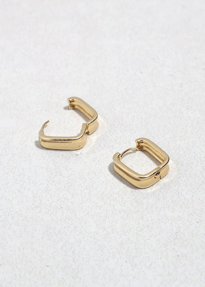 Contour Huggie Earrings