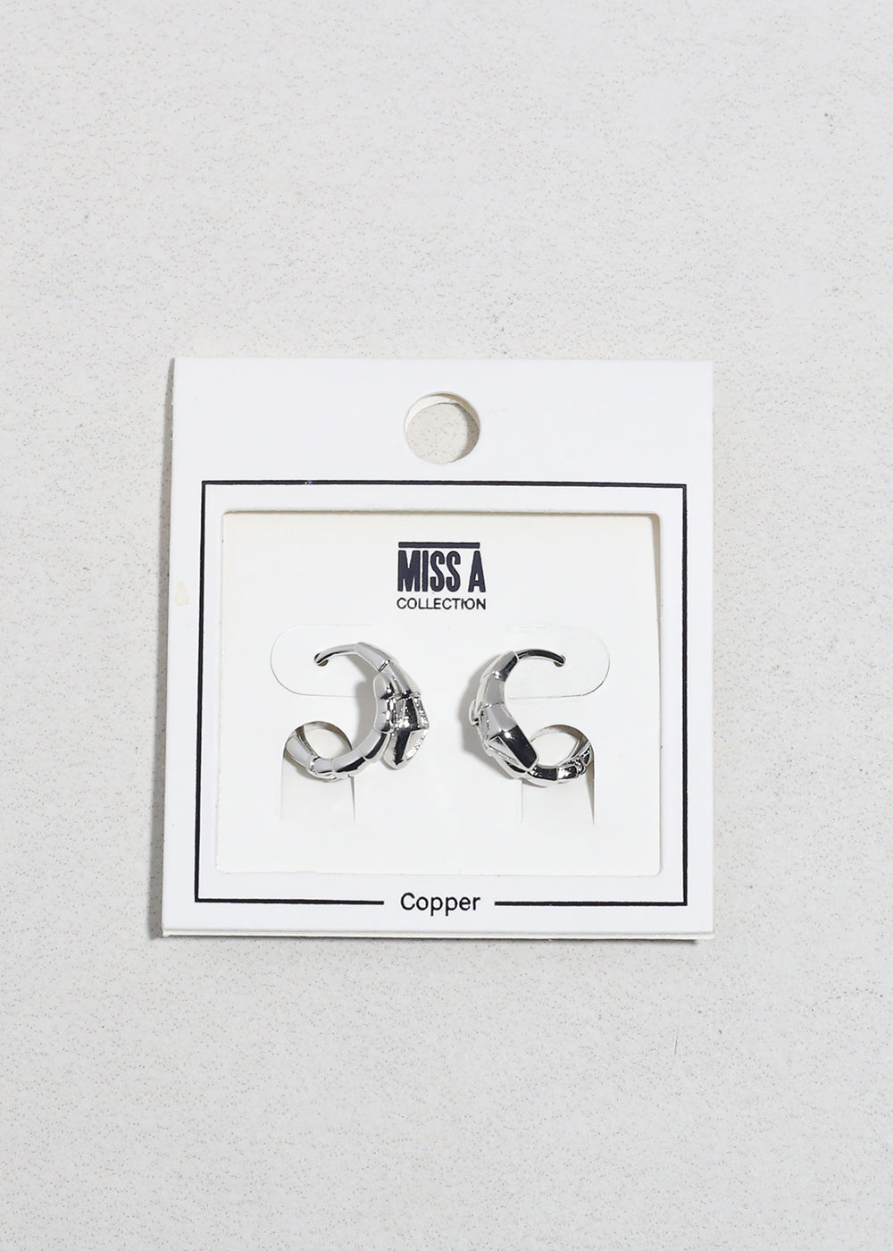 Snake Curve Huggie Earrings
