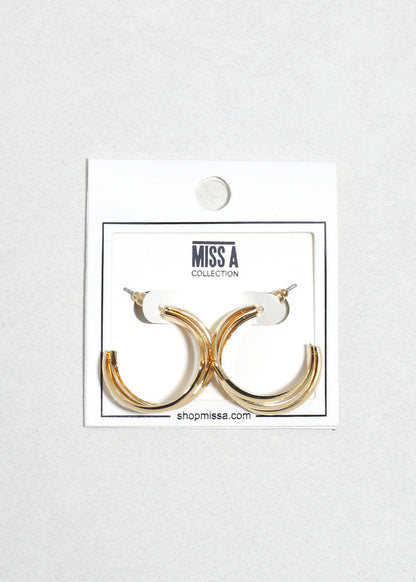 Luxe Layered Hoop Earrings