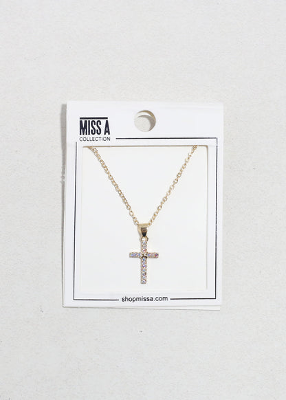Radiant Faith Cross Necklace
