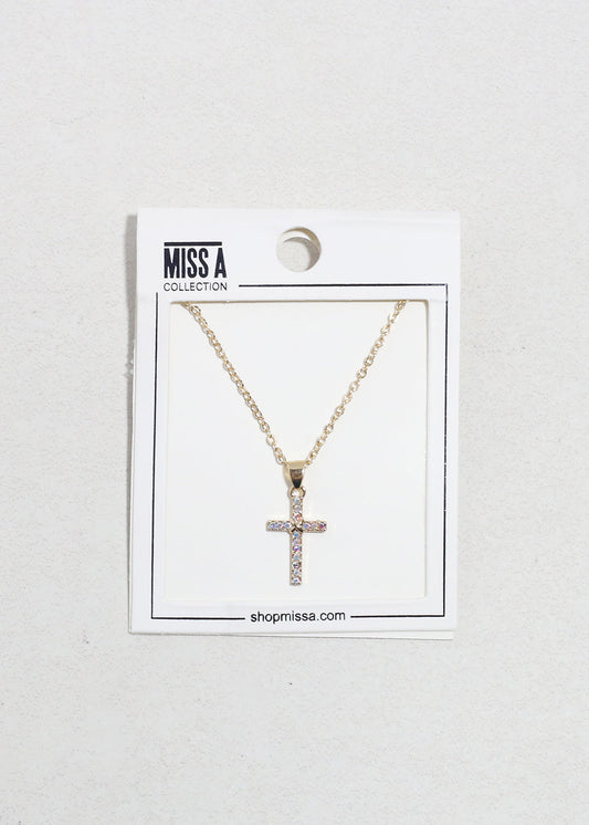 Radiant Faith Cross Necklace