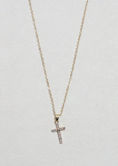 Radiant Faith Cross Necklace