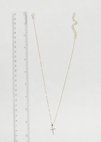 Radiant Faith Cross Necklace