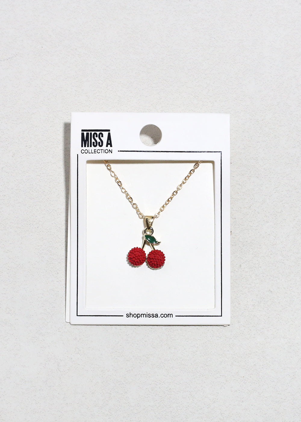 Cherry Pendant Necklace