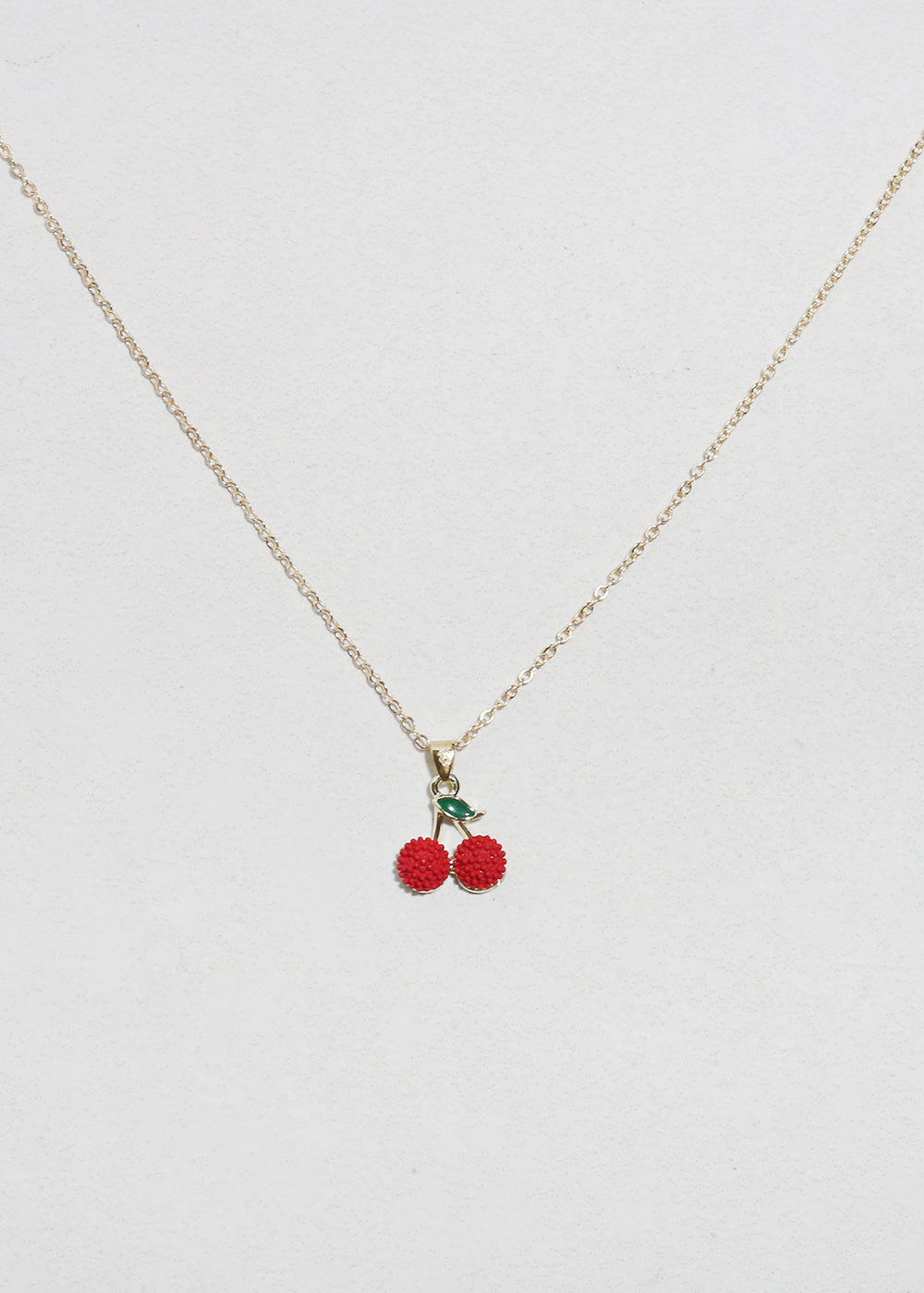 Cherry Pendant Necklace