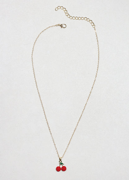 Cherry Pendant Necklace