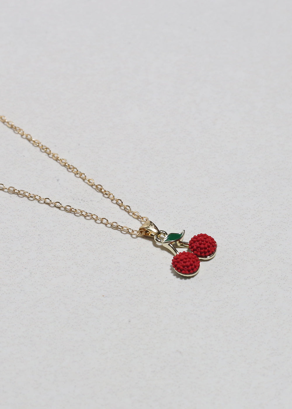 Cherry Pendant Necklace