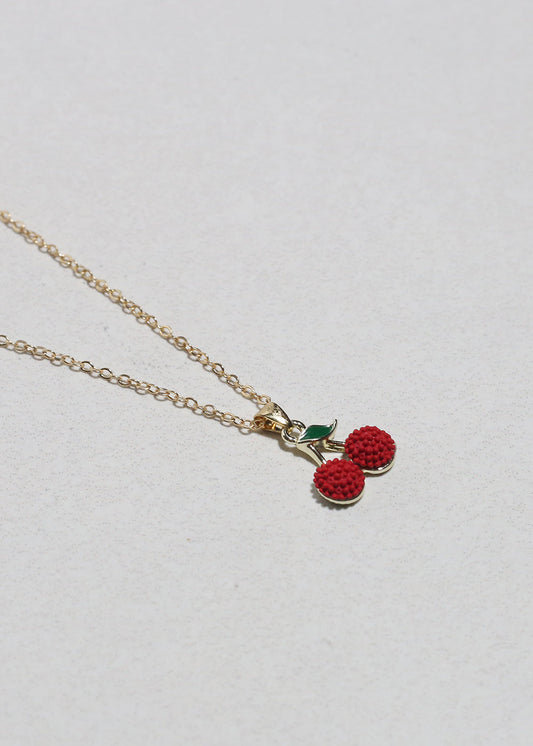 Cherry Pendant Necklace
