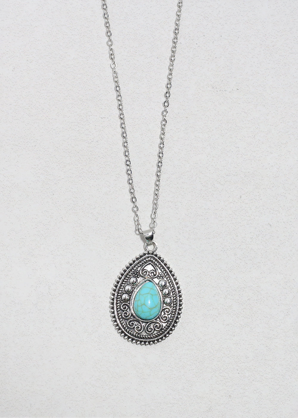 Boho Turquoise Pendant Necklaces