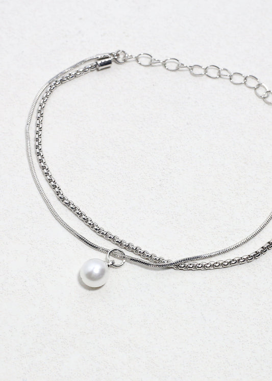 Simply Pearl-fect Chain Bracelet