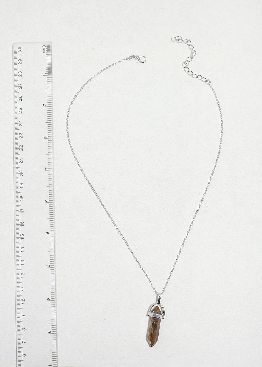 Aura Crystal Point Pendant Necklace