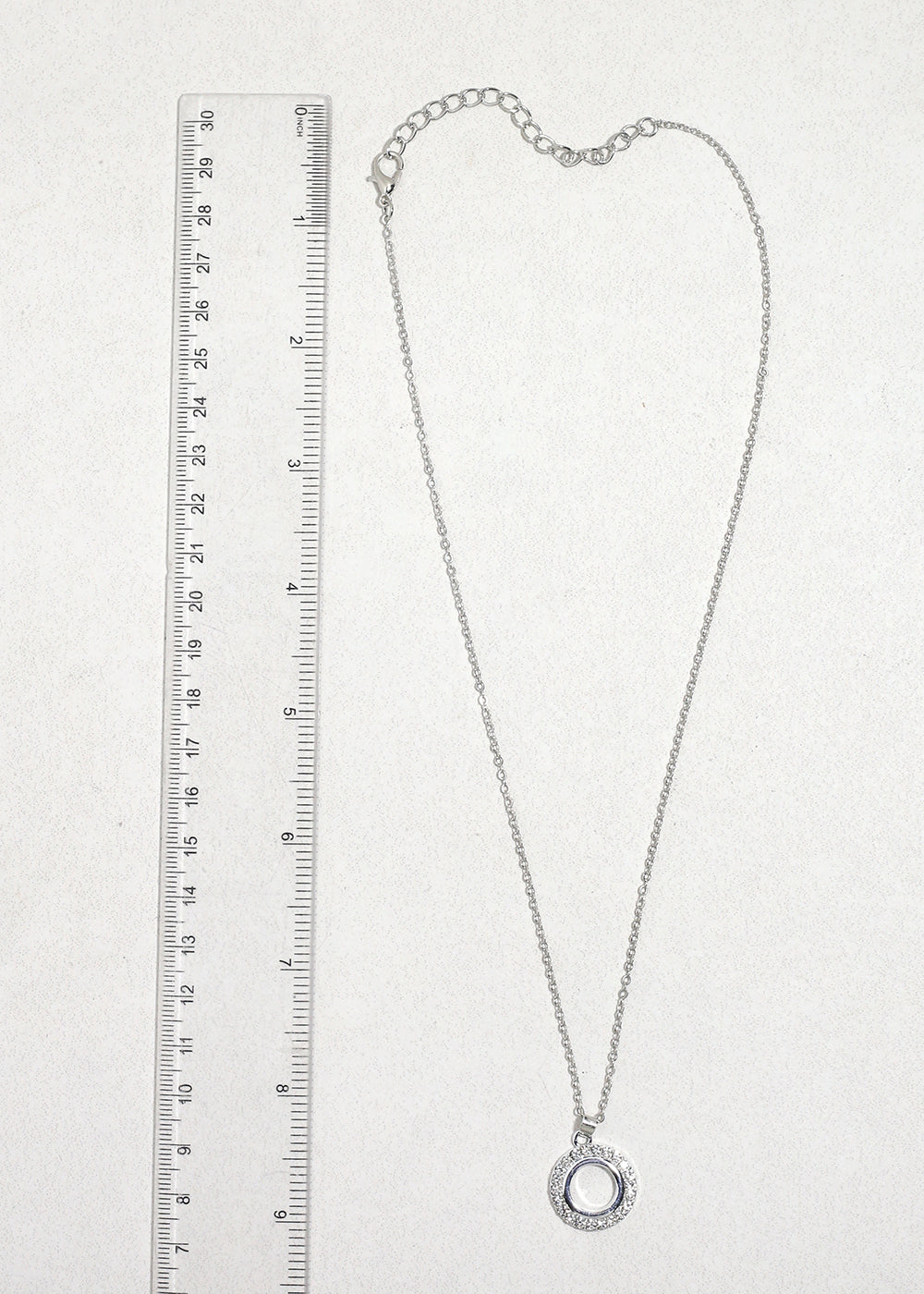Halo Spark Circle Necklace