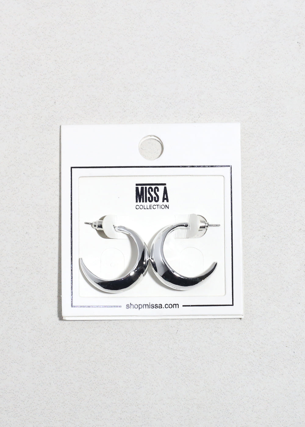 Luna Curve Half Moon Earrings