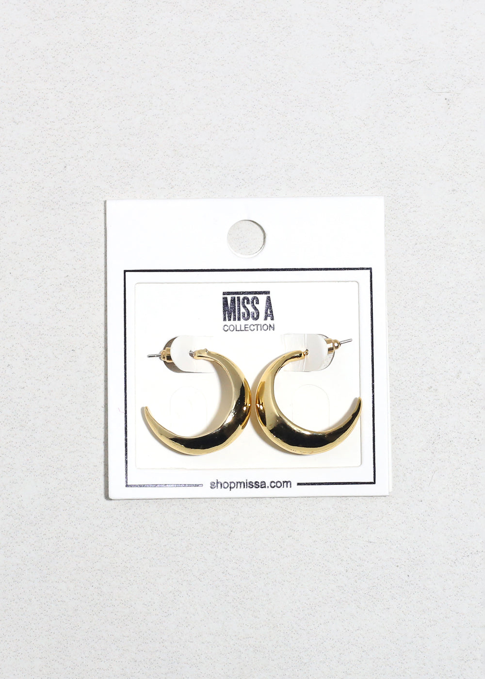 Luna Curve Half Moon Earrings