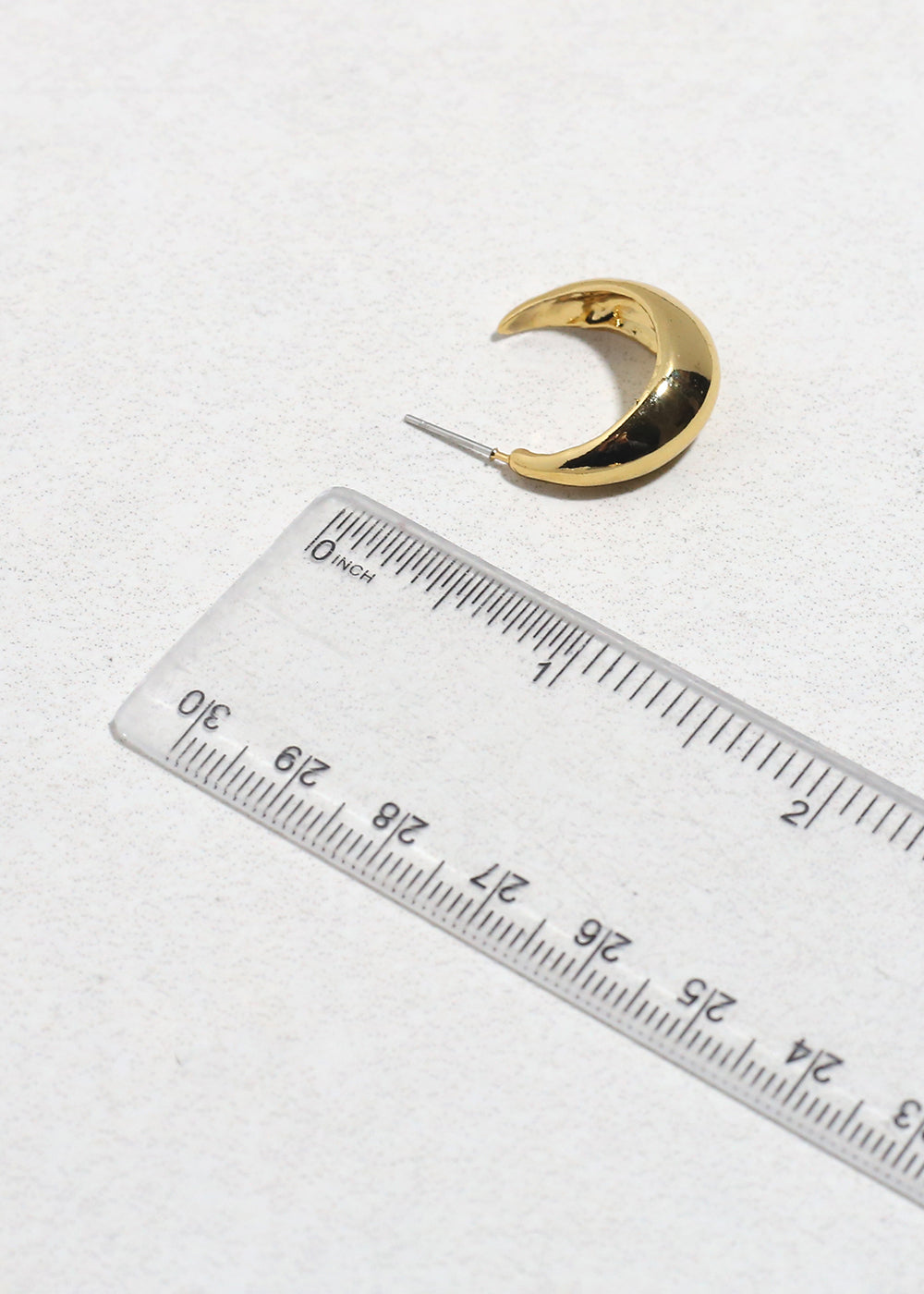 Luna Curve Half Moon Earrings