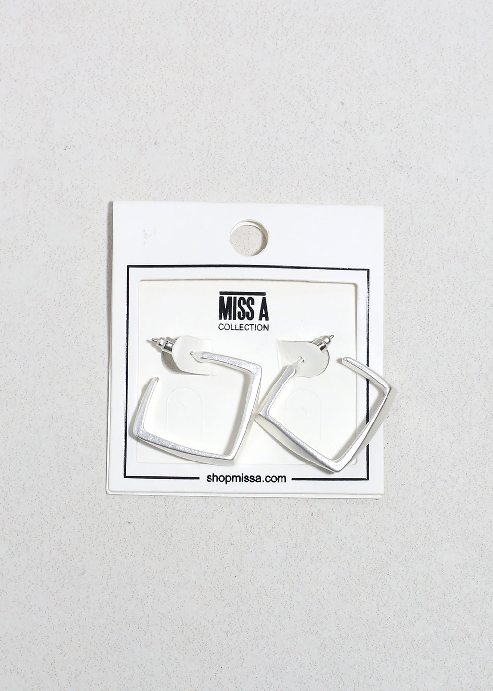 Sculpted Square Hoops