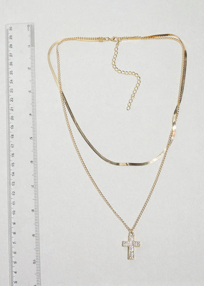 The Lumière Cross Necklace