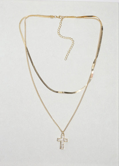 The Lumière Cross Necklace