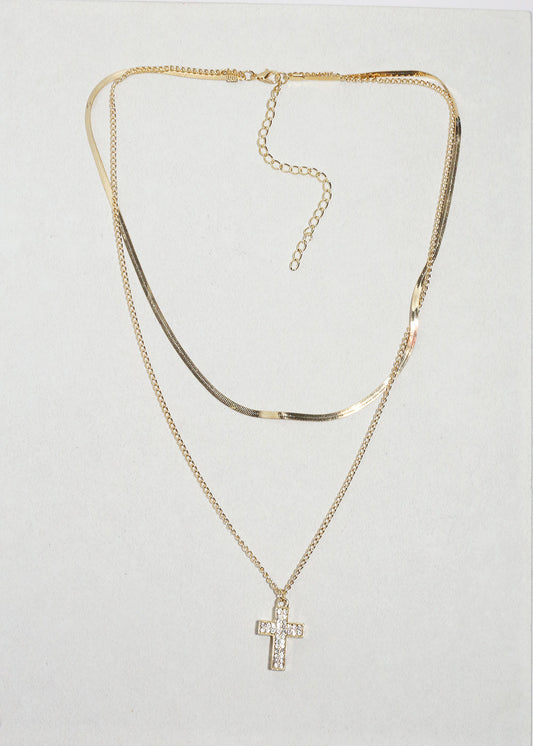 The Lumière Cross Necklace